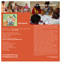 Brochure onlus Generazione Baronio
